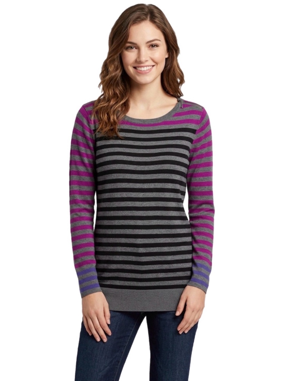 Like New M Medium Premise Women’s Long Sleeve Sweater Top Shirt Blouse Formal